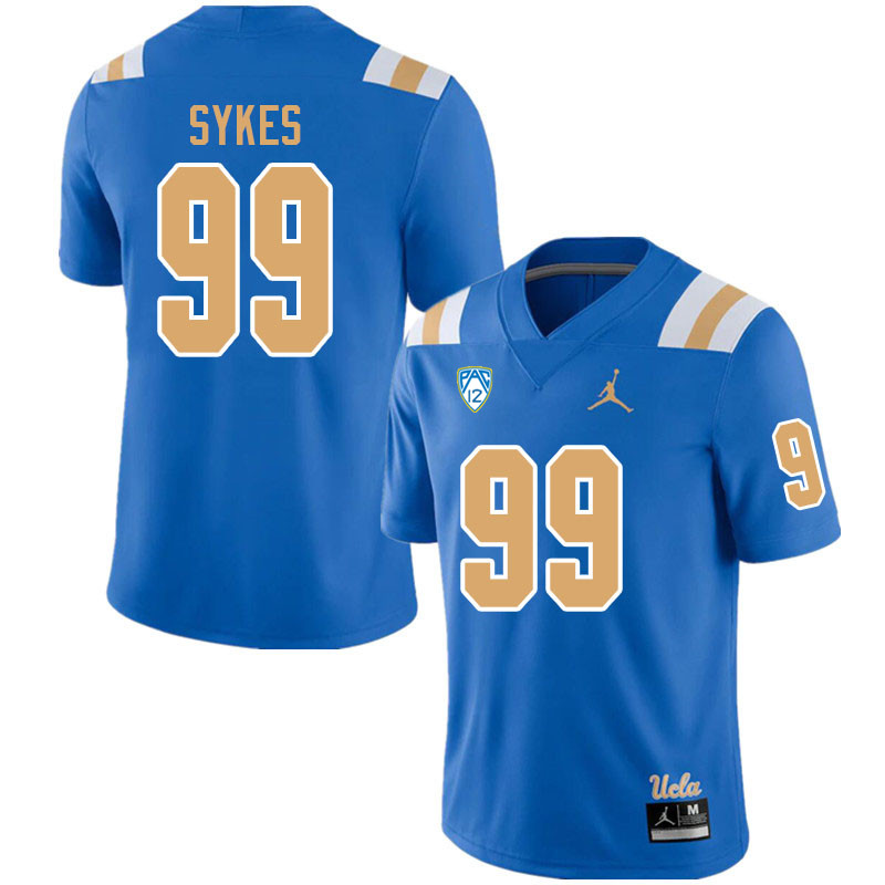 Jordan Brand Men-Youth #99 Jacob Sykes UCLA Bruins College Football Jerseys Sale-Blue